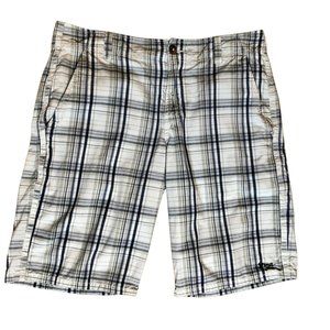 Kirra Men’s Size 32 Plaid Flat Front Shorts